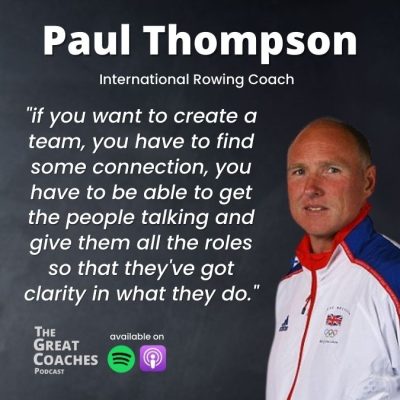 Paul Thomspon Rowing Coach